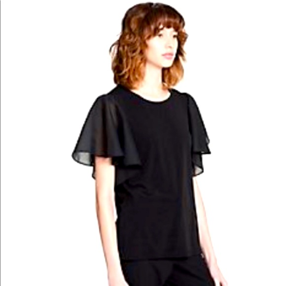 Calvin Klein Blouse with flutter sleeve - Picture 1 of 1